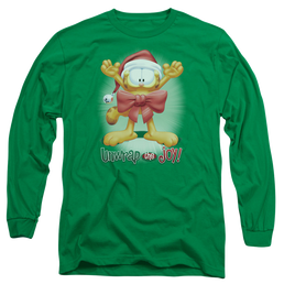 Garfield Unwrap The Joy! - Men's Long Sleeve T-Shirt Men's Long Sleeve T-Shirt Garfield   