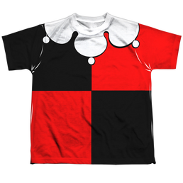 Harley Quinn Quinn Costume - Youth All-Over Print T-Shirt Youth All-Over Print T-Shirt (Ages 8-12) Harley Quinn   