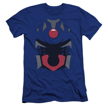 Royal men's premium slim fit t-shirt with DC Comics More DC Characters Darkseid Uniform graphic