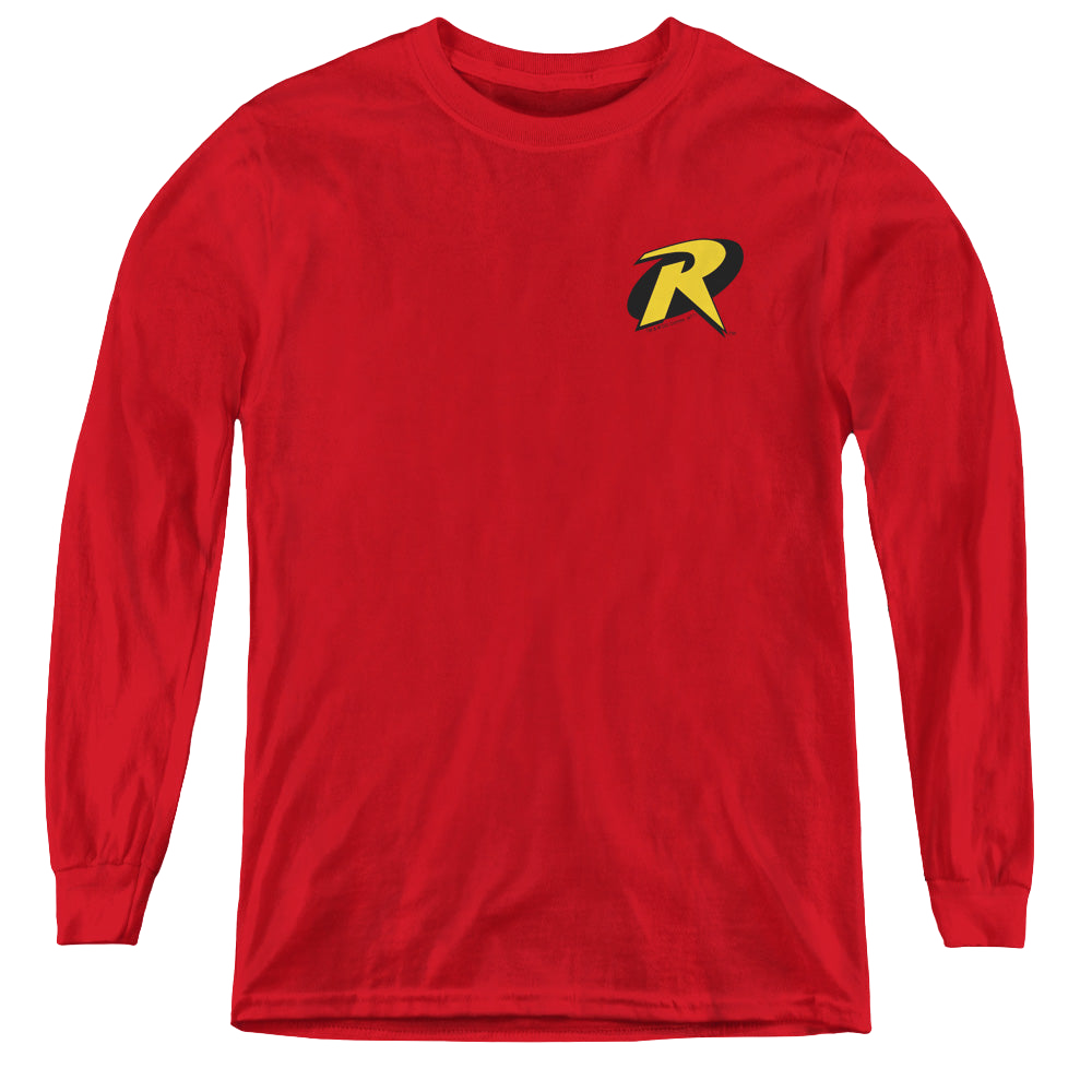 Robin Robin Logo - Youth Long Sleeve T-Shirt Youth Long Sleeve T-Shirt Batman   