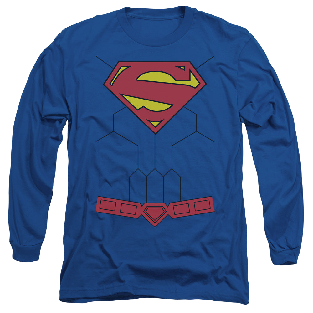 Superman New 52 Torso - Men's Long Sleeve T-Shirt Men's Long Sleeve T-Shirt Superman   