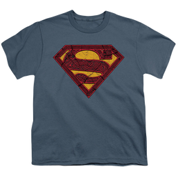 Superman Celtic Shield - Youth T-Shirt Youth T-Shirt (Ages 8-12) Superman   