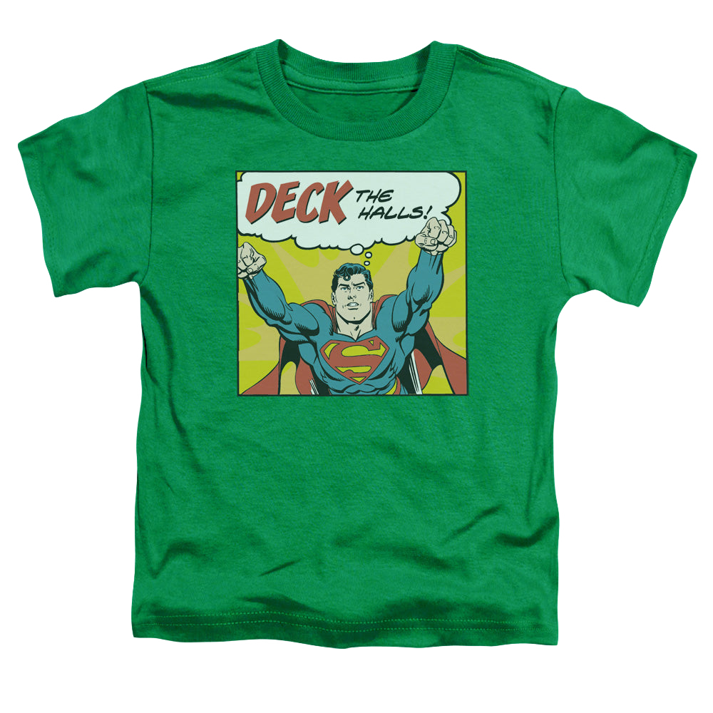 Superman Deck The Halls - Toddler T-Shirt Toddler T-Shirt Superman   