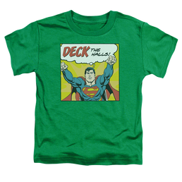 Superman Deck The Halls - Toddler T-Shirt Toddler T-Shirt Superman   