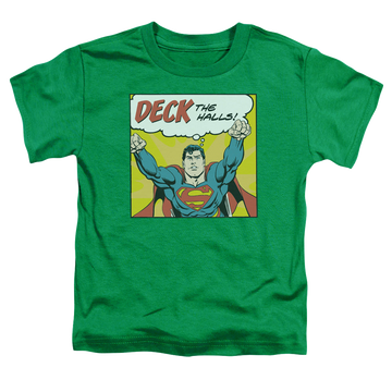 Superman Deck The Halls - Toddler T-Shirt Toddler T-Shirt Superman   