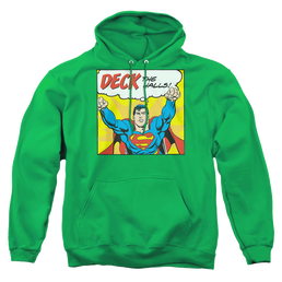 Superman Deck The Halls - Pullover Hoodie Pullover Hoodie Superman   