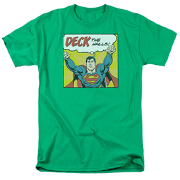 Superman Deck The Halls - Men's Regular Fit T-Shirt Men's Regular Fit T-Shirt Superman   