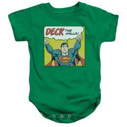 Superman Deck The Halls - Baby Bodysuit Baby Bodysuit Superman   