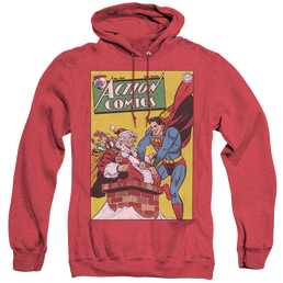 Superman Dc/Cover No. 105 - Heather Pullover Hoodie Heather Pullover Hoodie Superman   