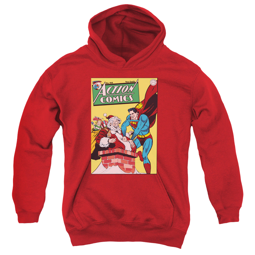 Superman Dc/Cover No. 105 - Youth Hoodie Youth Hoodie (Ages 8-12) Superman   