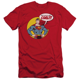 Superman Coal - Men's Slim Fit T-Shirt Men's Slim Fit T-Shirt Superman   