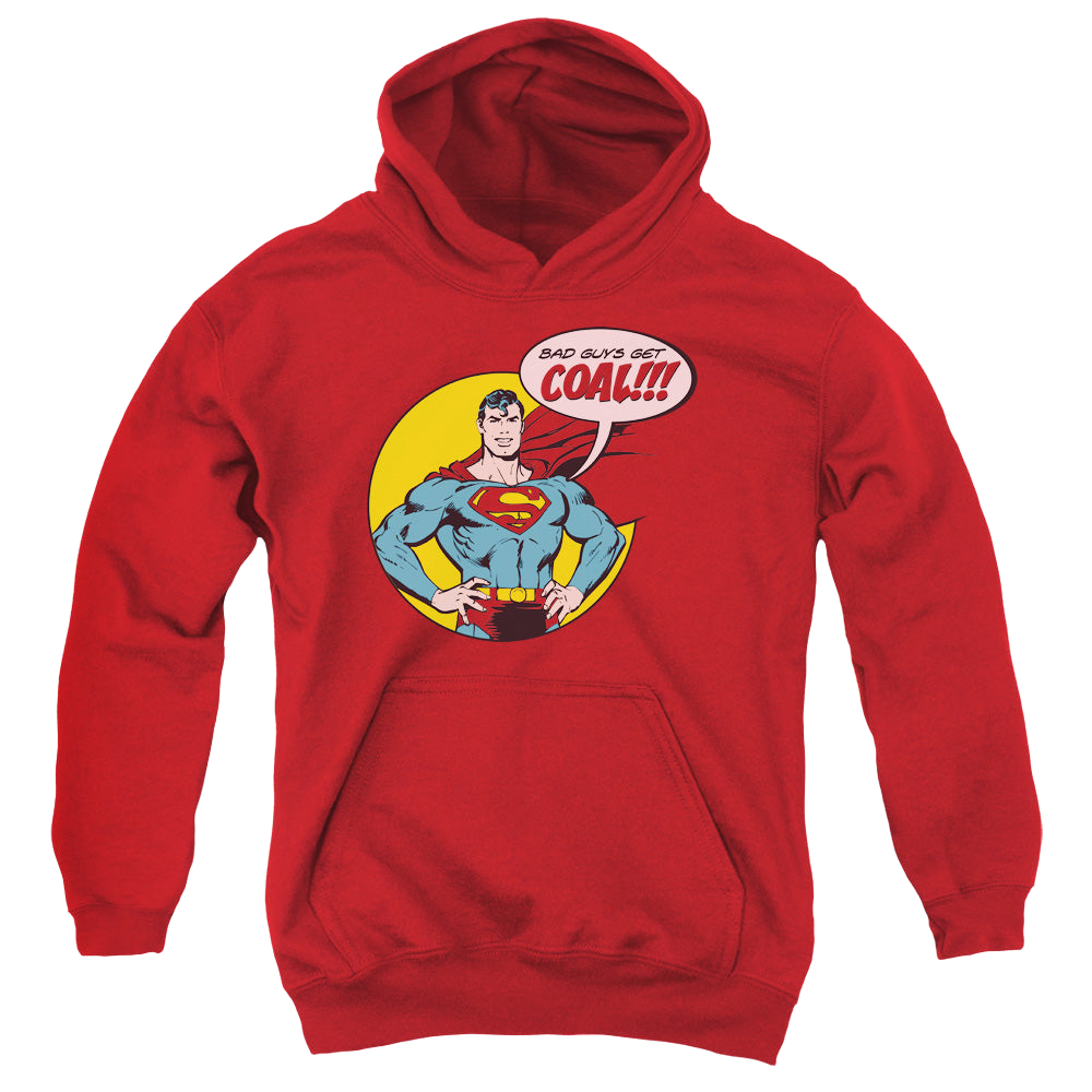 Superman Coal - Youth Hoodie Youth Hoodie (Ages 8-12) Superman   