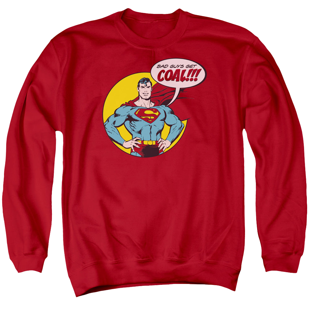 Superman Coal - Men's Crewneck Sweatshirt Men's Crewneck Sweatshirt Superman   