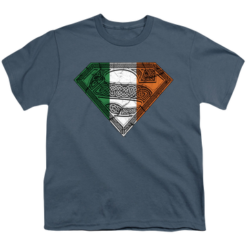 Superman Irish Celtic Symbol - Youth T-Shirt Youth T-Shirt (Ages 8-12) Superman   
