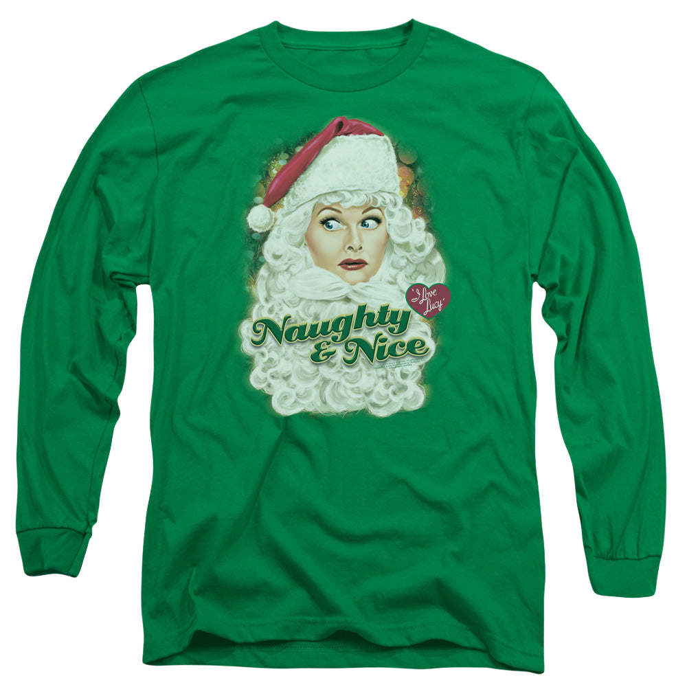 I Love Lucy Santa - Men's Long Sleeve T-Shirt Men's Long Sleeve T-Shirt I Love Lucy   