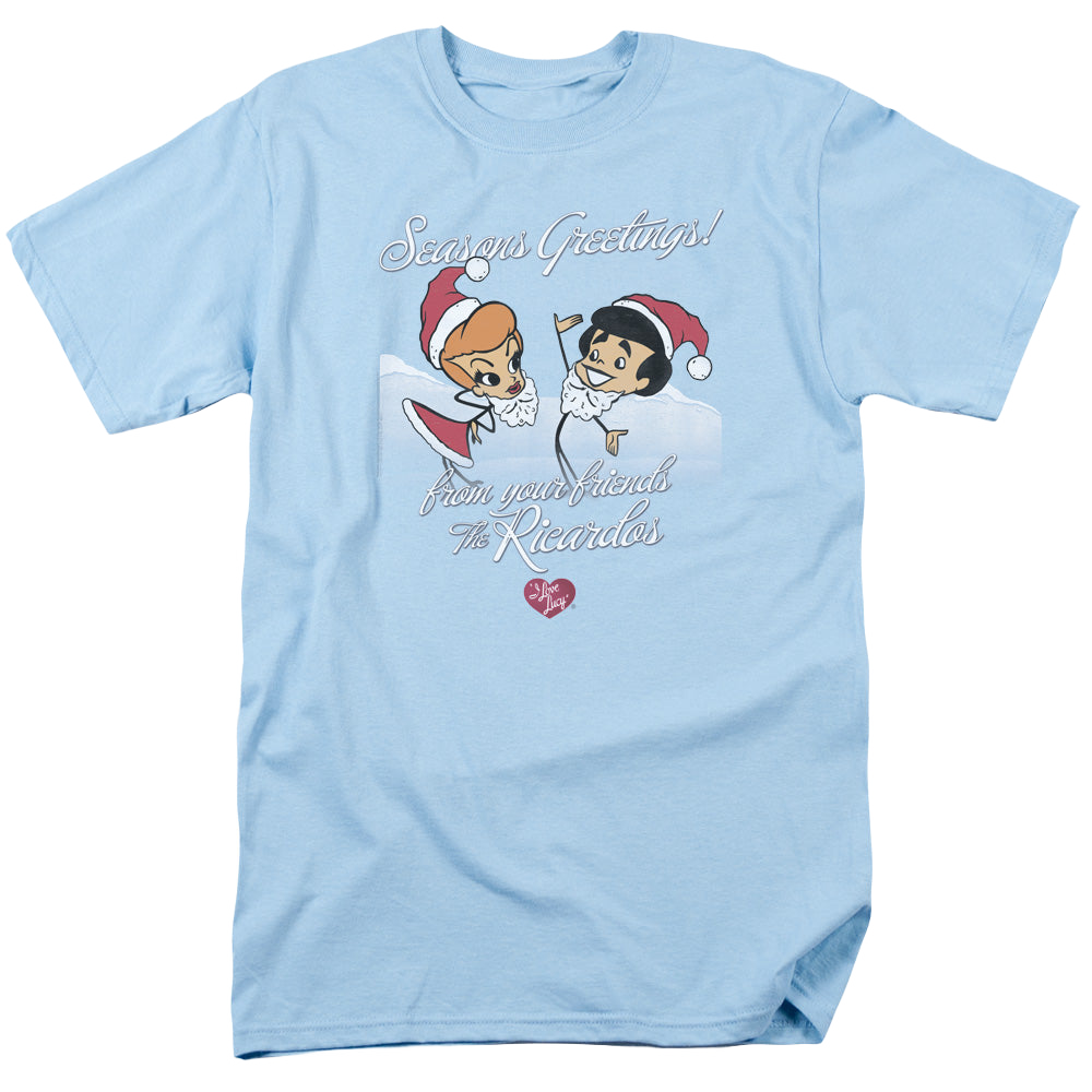I Love Lucy Animated Christmas - Men's Regular Fit T-Shirt Men's Regular Fit T-Shirt I Love Lucy   