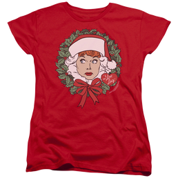 I Love Lucy Wreath - Women's T-Shirt Women's T-Shirt I Love Lucy   