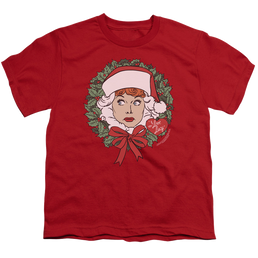 I Love Lucy Wreath - Youth T-Shirt Youth T-Shirt (Ages 8-12) I Love Lucy   