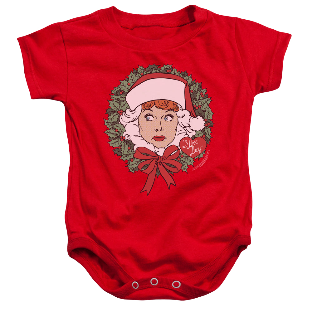 I Love Lucy Wreath - Baby Bodysuit Baby Bodysuit I Love Lucy   