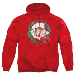 I Love Lucy Wreath - Pullover Hoodie Pullover Hoodie I Love Lucy   