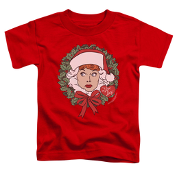 I Love Lucy Wreath - Toddler T-Shirt Toddler T-Shirt I Love Lucy   