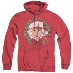 I Love Lucy Wreath - Heather Pullover Hoodie Heather Pullover Hoodie I Love Lucy   