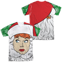 I Love Lucy Secret Santa (Front/Back Print) - Men's All-Over Print T-Shirt Men's All-Over Print T-Shirt I Love Lucy   