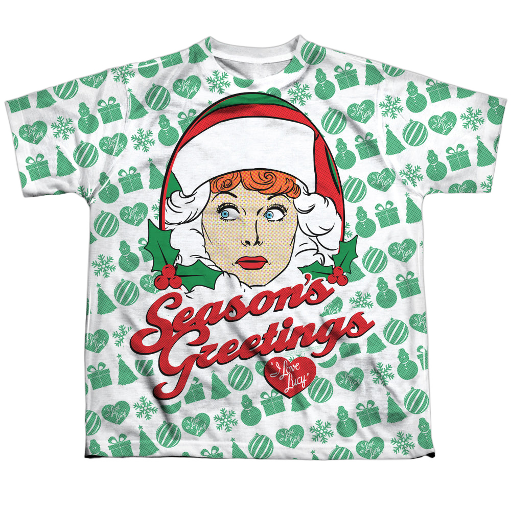 I Love Lucy Pattern - Youth All-Over Print T-Shirt Youth All-Over Print T-Shirt (Ages 8-12) I Love Lucy   