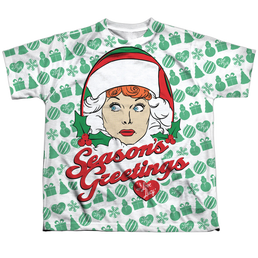 I Love Lucy Pattern - Youth All-Over Print T-Shirt Youth All-Over Print T-Shirt (Ages 8-12) I Love Lucy   