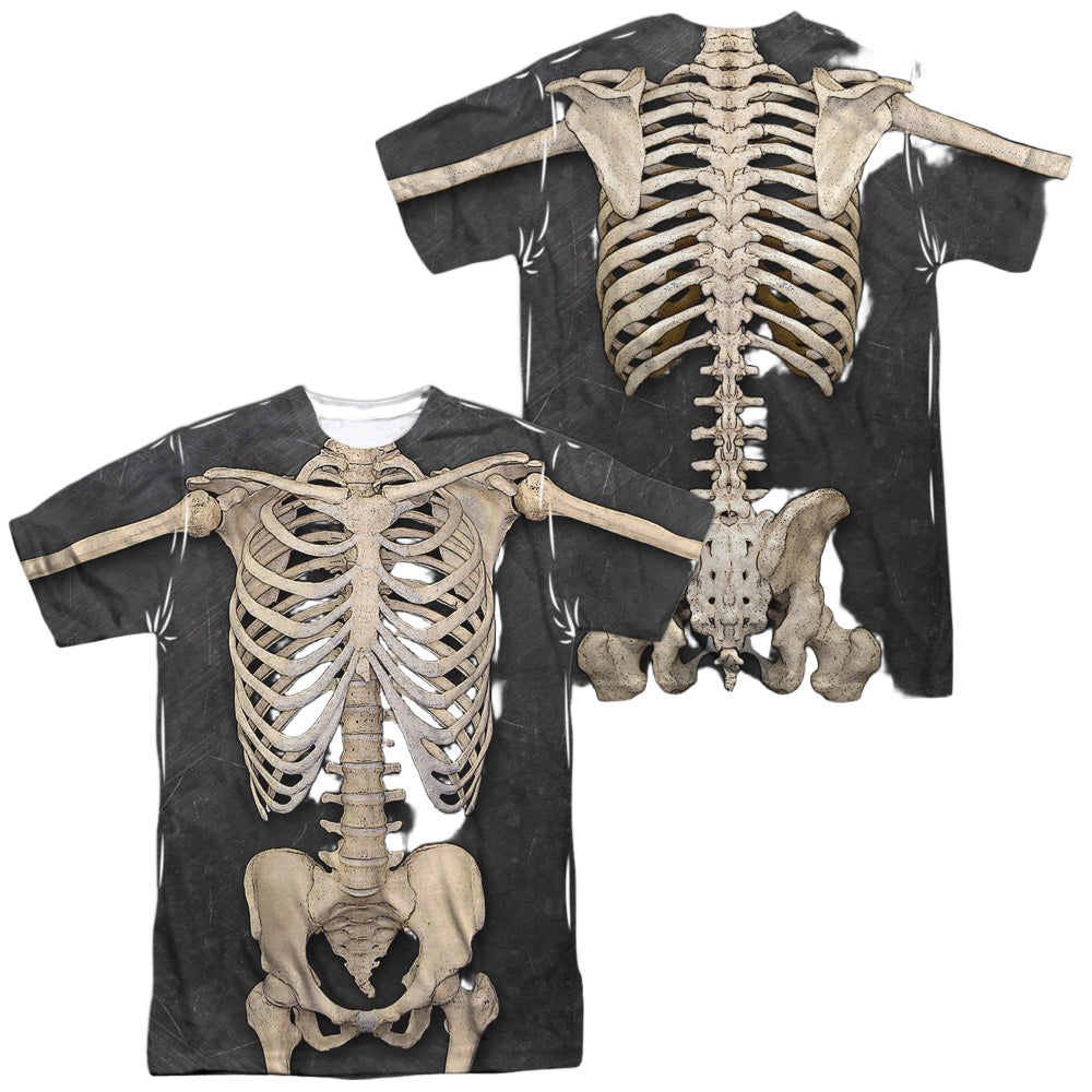 Zombies Skeleton Costume (Front/Back Print) - Men's All-Over Print T-Shirt Men's All-Over Print T-Shirt Zombies   