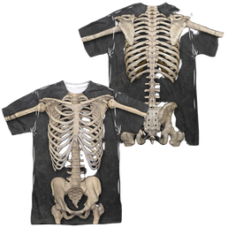 Zombies Skeleton Costume (Front/Back Print) - Men's All-Over Print T-Shirt Men's All-Over Print T-Shirt Zombies   