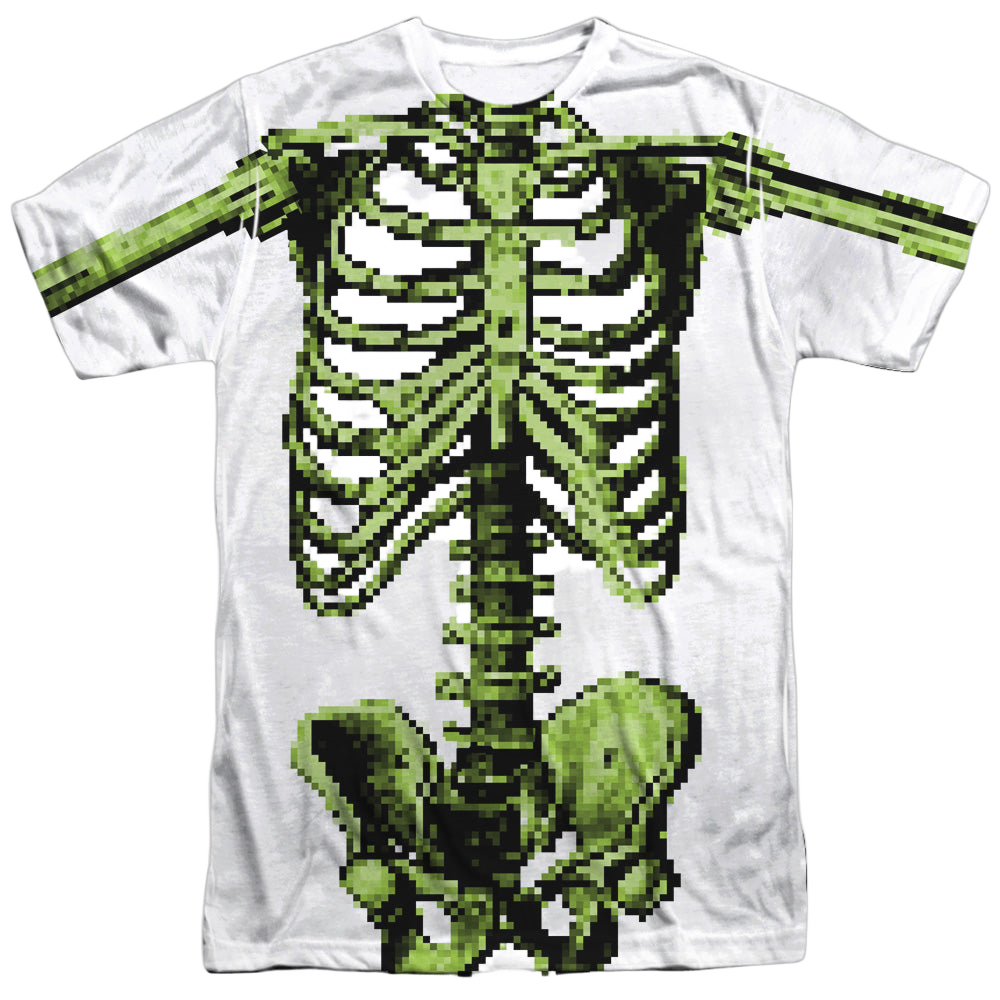 Zombies 8 Bit Skeleton - Men's All-Over Print T-Shirt Men's All-Over Print T-Shirt Zombies   