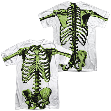 Zombies 8 Bit Skeleton men's all-over print t-shirt