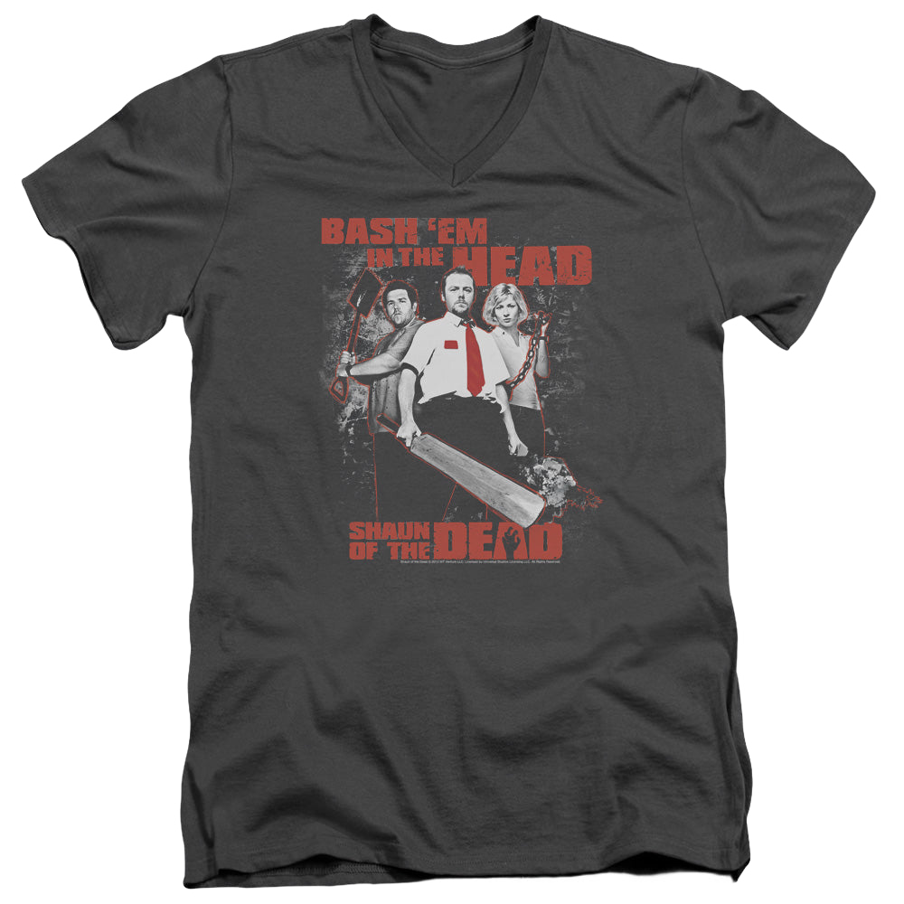 Shaun of the Dead Bash Em - Men's V-Neck T-Shirt Men's V-Neck T-Shirt Shaun of the Dead   