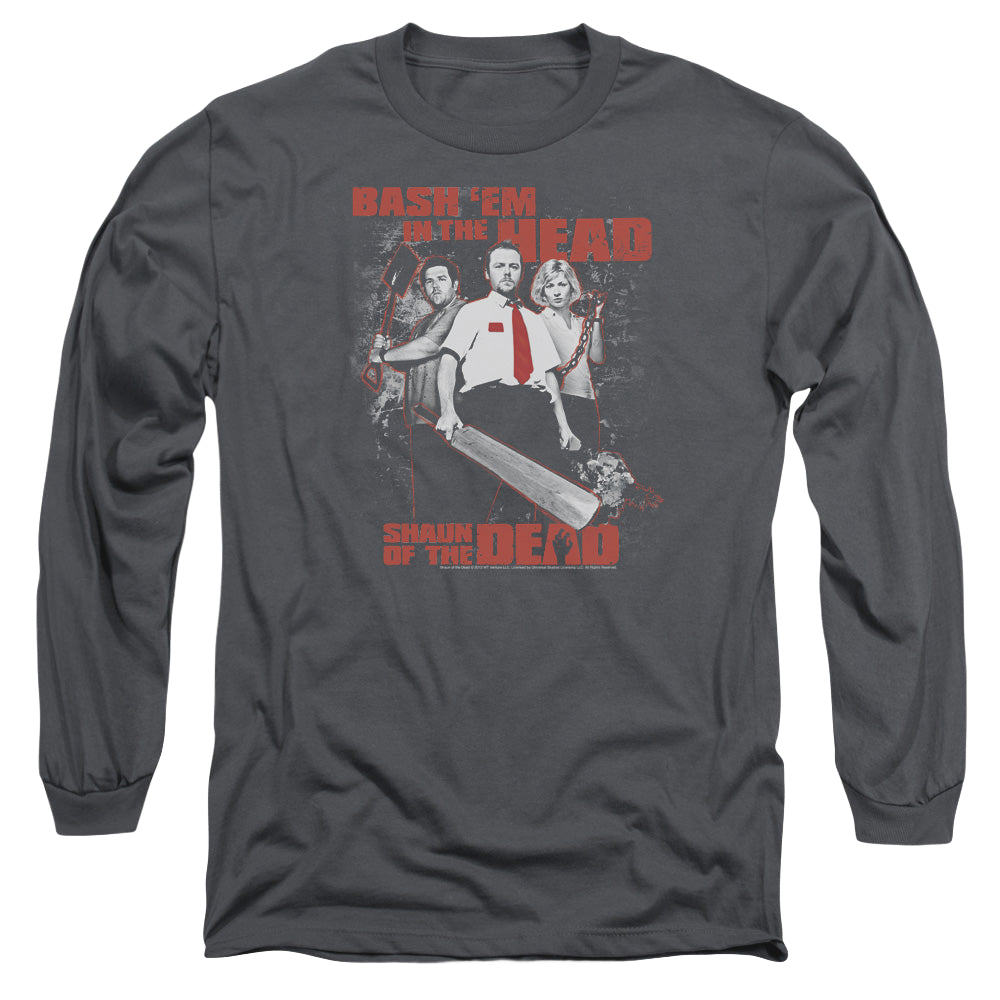 Shaun of the Dead Bash Em - Men's Long Sleeve T-Shirt Men's Long Sleeve T-Shirt Shaun of the Dead   