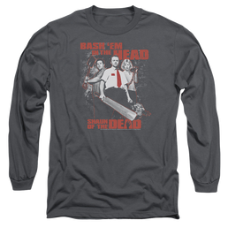 Shaun of the Dead Bash Em - Men's Long Sleeve T-Shirt Men's Long Sleeve T-Shirt Shaun of the Dead   