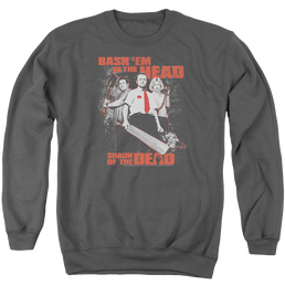 Shaun of the Dead Bash Em - Men's Crewneck Sweatshirt Men's Crewneck Sweatshirt Shaun of the Dead   