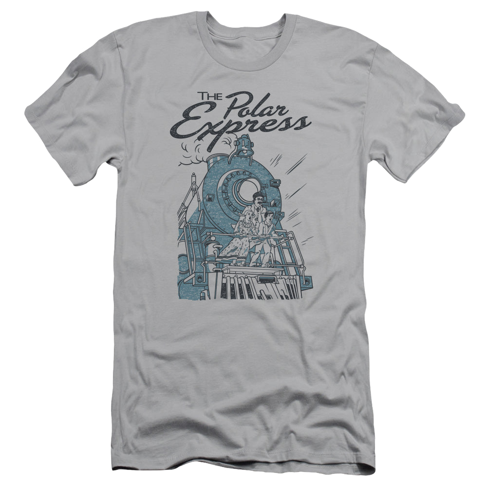 Polar Express Rail Riders - Men's Slim Fit T-Shirt Men's Slim Fit T-Shirt Polar Express   