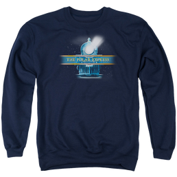 Polar Express Rain Logo - Men's Crewneck Sweatshirt Men's Crewneck Sweatshirt Polar Express   