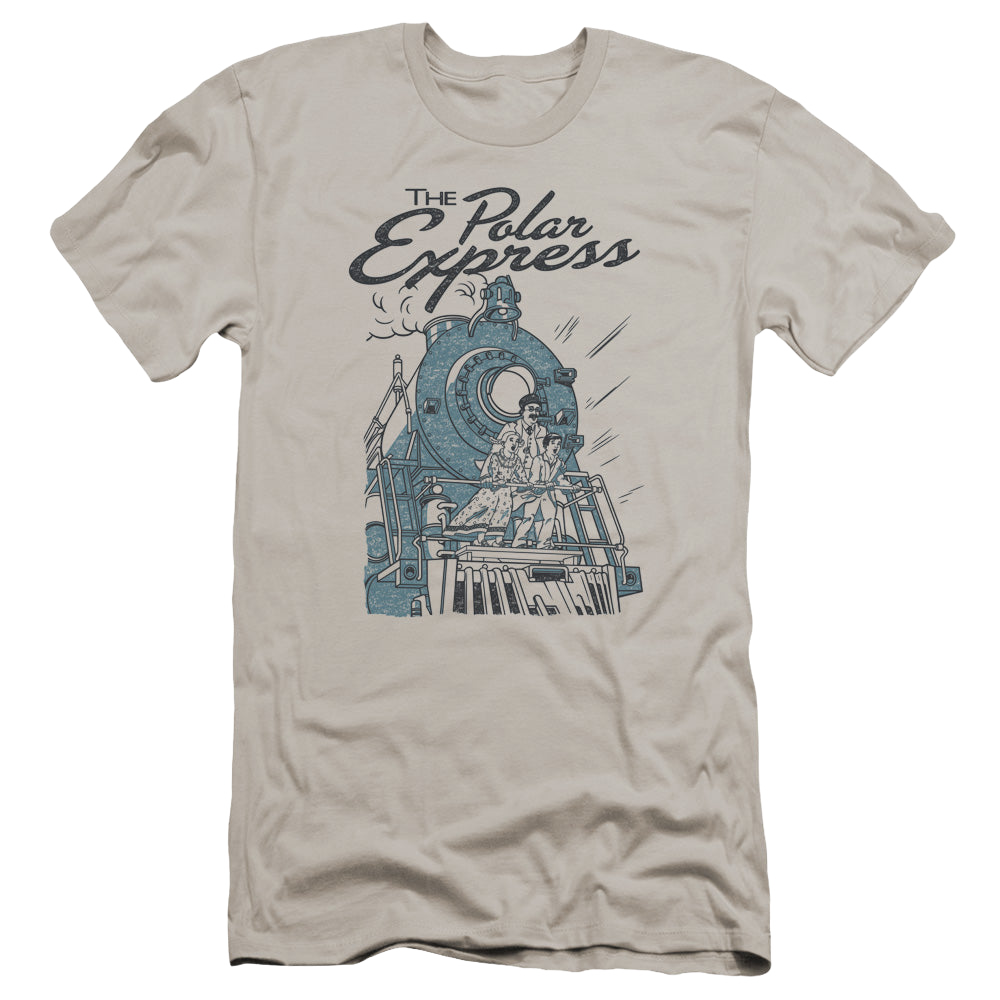 Polar Express Rail Riders - Men's Premium Slim Fit T-Shirt Men's Premium Slim Fit T-Shirt Polar Express   