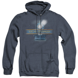 Polar Express Rain Logo - Heather Pullover Hoodie Heather Pullover Hoodie Polar Express   