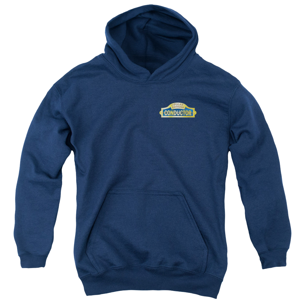Polar Express Conductor - Youth Hoodie Youth Hoodie (Ages 8-12) Polar Express   