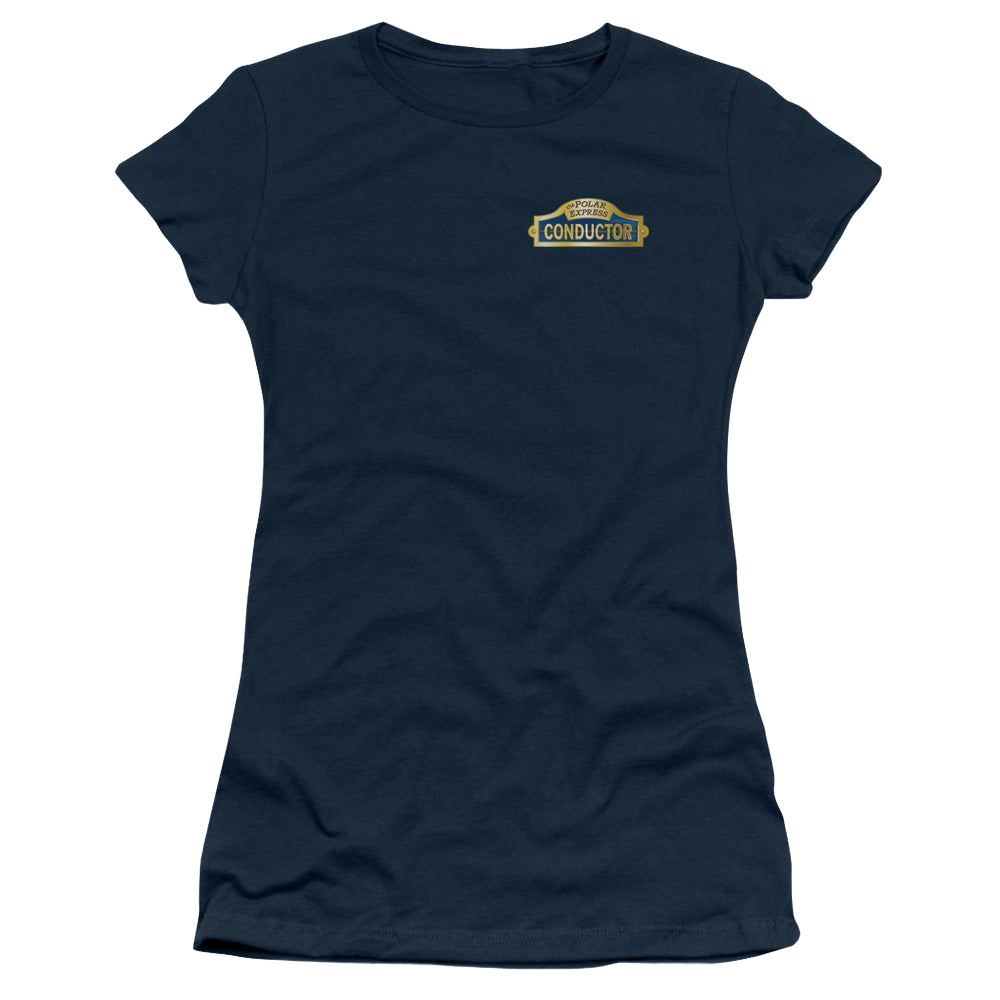 Polar Express Conductor - Juniors T-Shirt Juniors T-Shirt Polar Express   