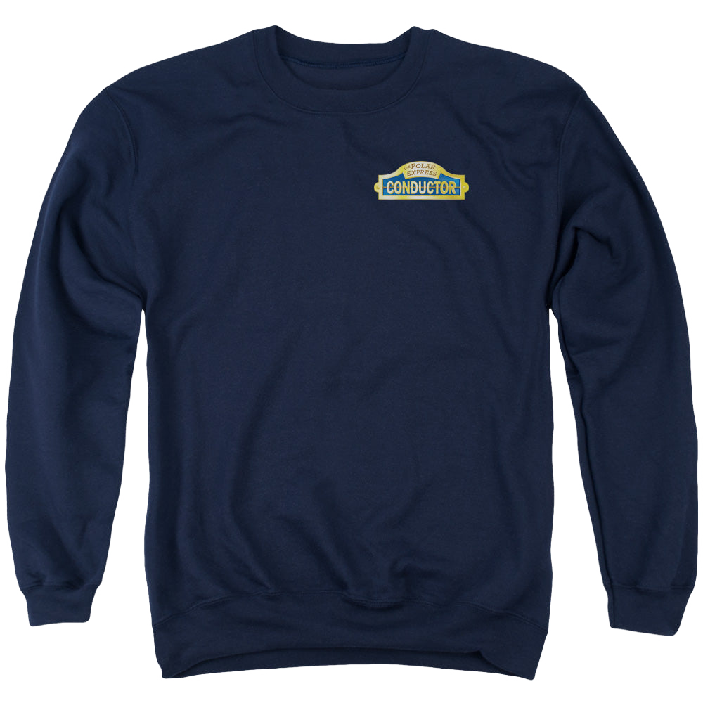 Polar Express Conductor - Men's Crewneck Sweatshirt Men's Crewneck Sweatshirt Polar Express   