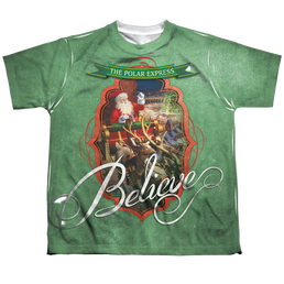 Polar Express Santa - Youth All-Over Print T-Shirt Youth All-Over Print T-Shirt (Ages 8-12) Polar Express   