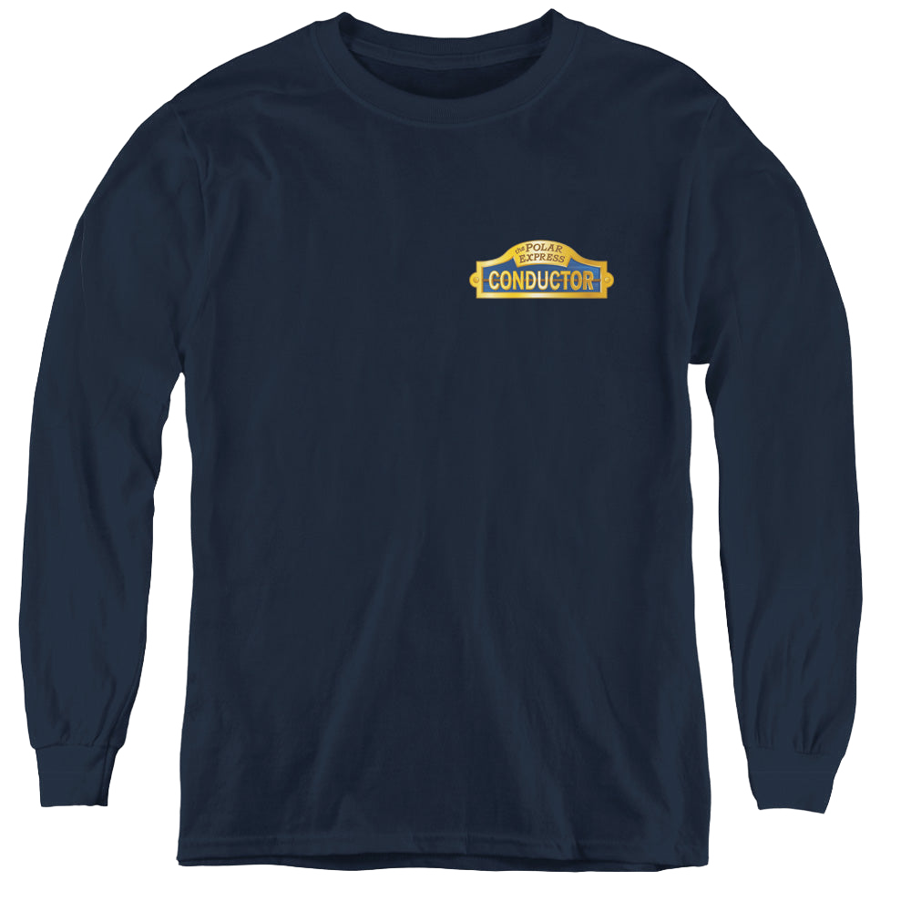 Polar Express Conductor - Youth Long Sleeve T-Shirt Youth Long Sleeve T-Shirt Polar Express   