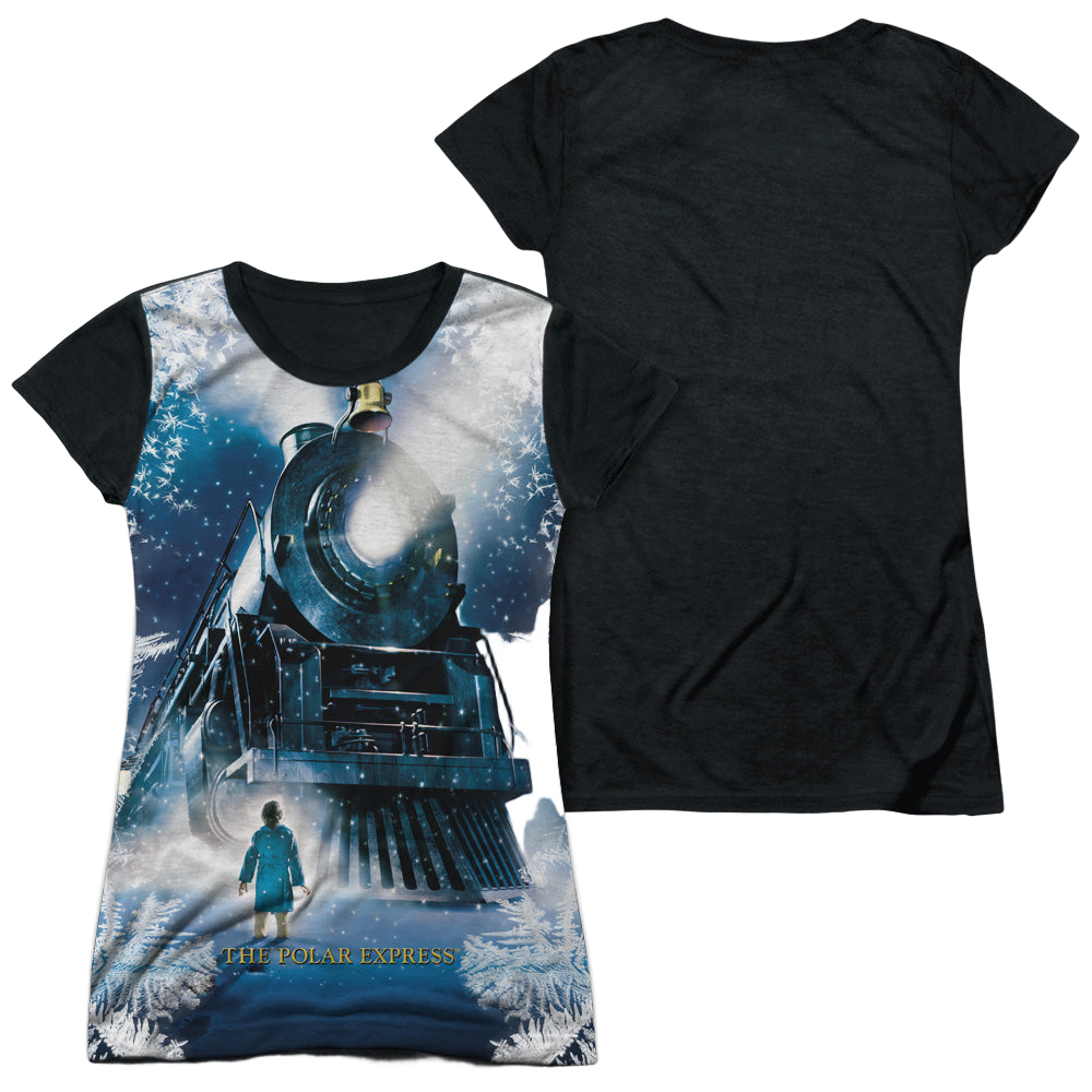 Polar Express Journey - Juniors Black Back T-Shirt Juniors Black Back T-Shirt Polar Express   