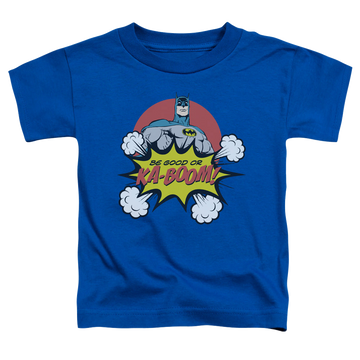 Royal kid's t-shirt for ages 4 to 7 with DC Batman Kaboom graphic
