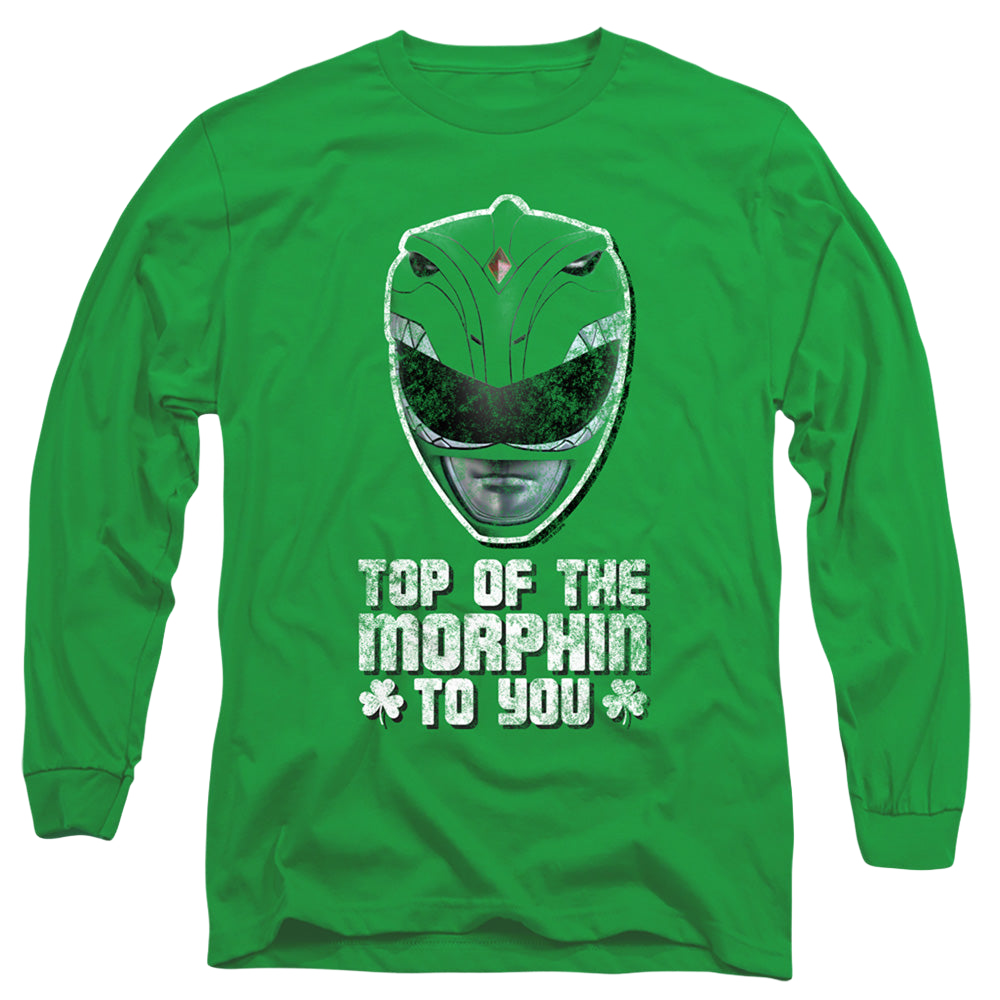Mighty Morphin Power Rangers Top Of The Morphin To You - Men's Long Sleeve T-Shirt Men's Long Sleeve T-Shirt Power Rangers   