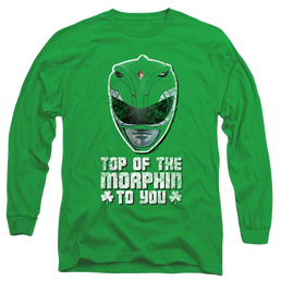 Mighty Morphin Power Rangers Top Of The Morphin To You - Men's Long Sleeve T-Shirt Men's Long Sleeve T-Shirt Power Rangers   